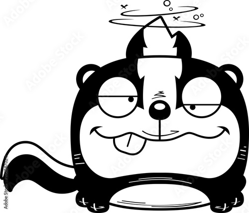 Cartoon Goofy Skunk