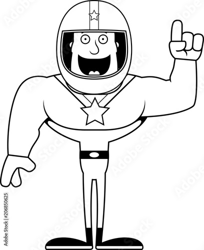 Cartoon Race Car Driver  Idea