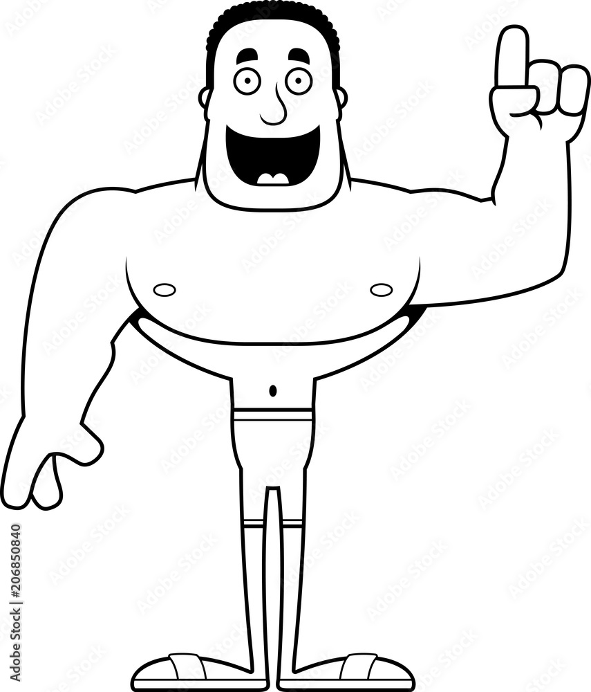 Cartoon Man Idea Swimsuit