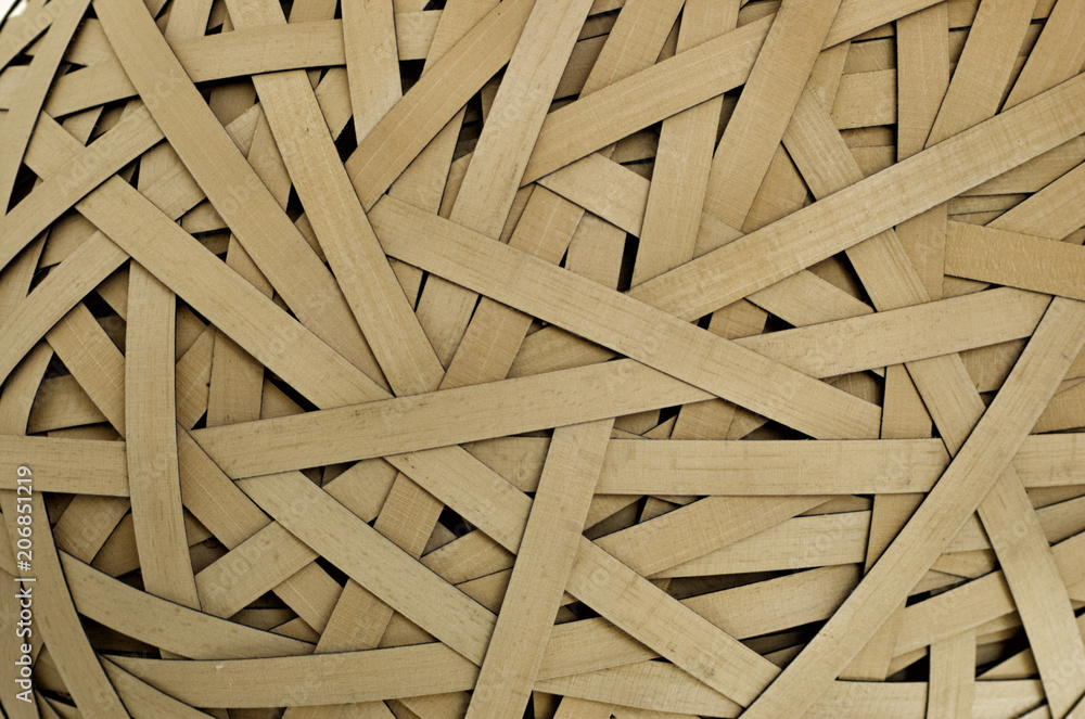 Basket Weave Wooden Slats Basket Weave Wooden Slats