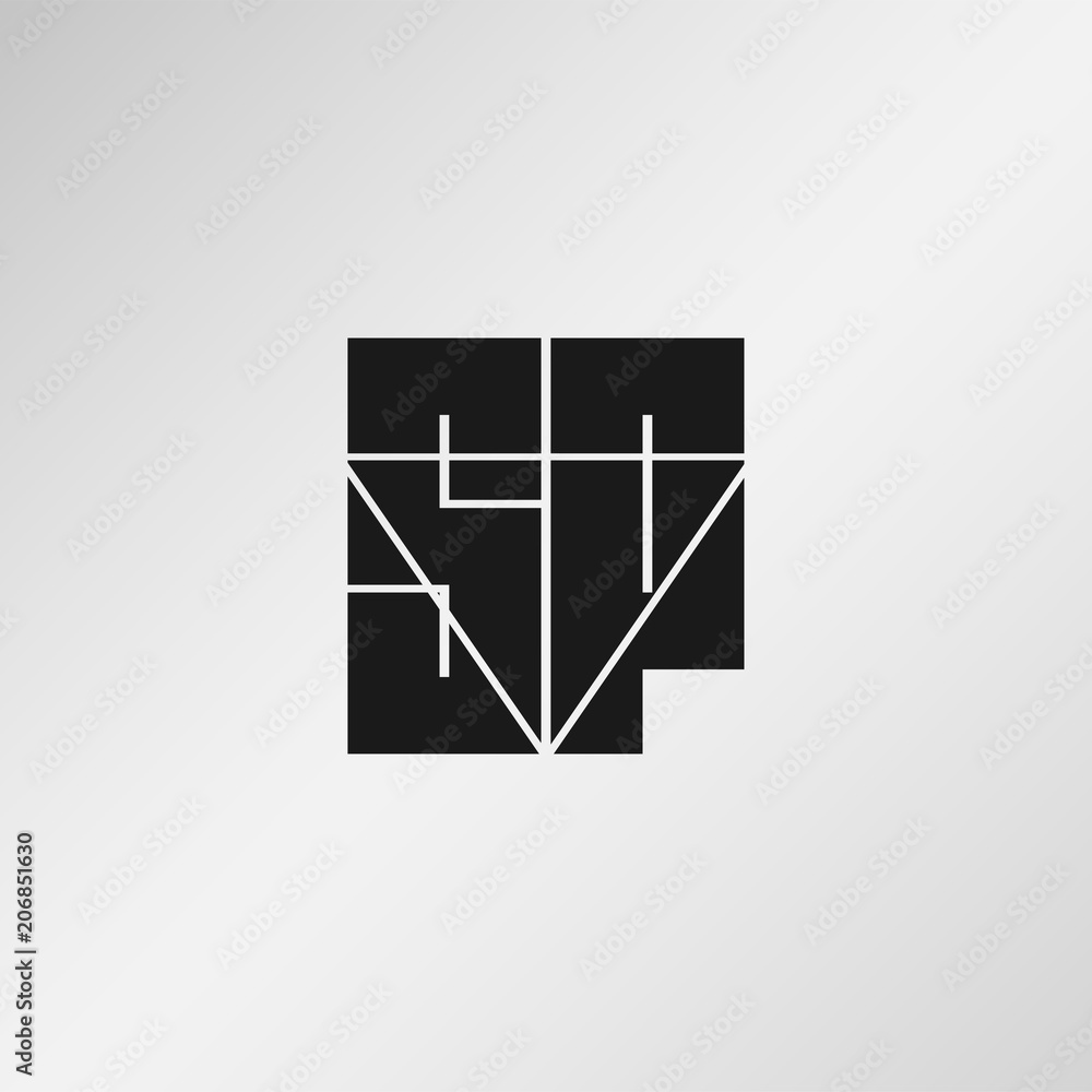Initial Letter SP Logo Template Vector Design Initial Letter SP Logo Template Vector Design