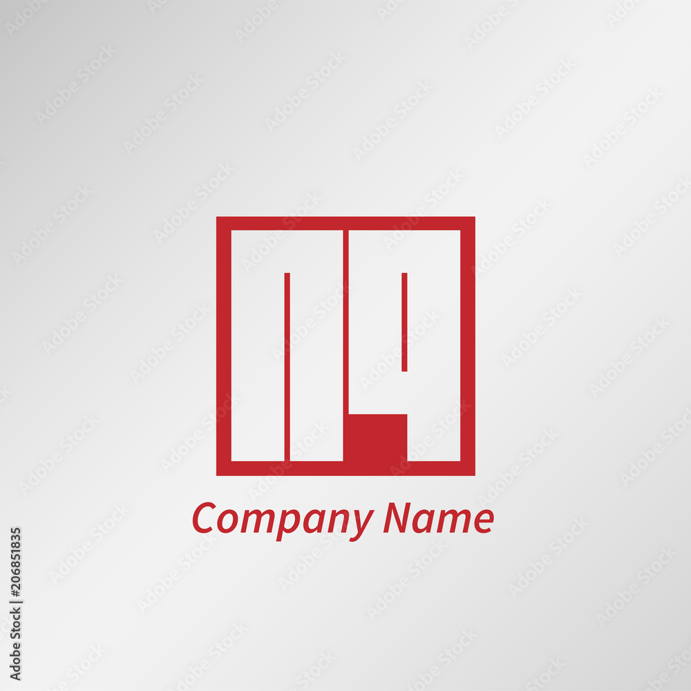 Initial Letter NQ Logo Template Vector Design Initial Letter NQ Logo Template Vector Design