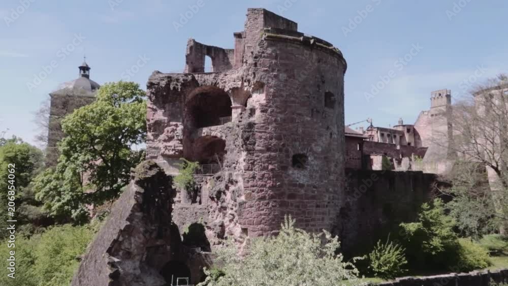 Heidelberg Castle, Ruin - spring Heidelberg Castle, Ruin - spring