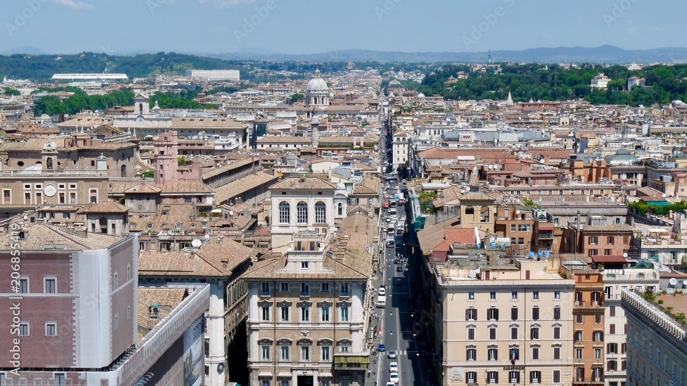 Rom Stadtpanorama, Weitblick über die ewige Stadt