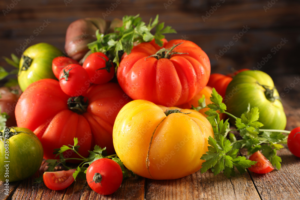different sort of tomatoes different sort of tomatoes