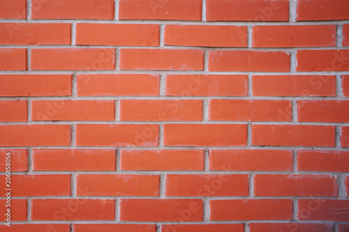 brick red wall