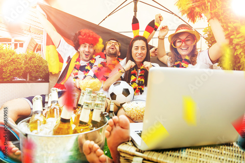 Deutsche Fußball Fans 