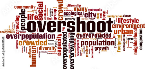 Overshoot word cloud