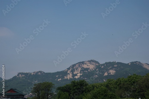 Inwang mountine in seoul korea
 photo