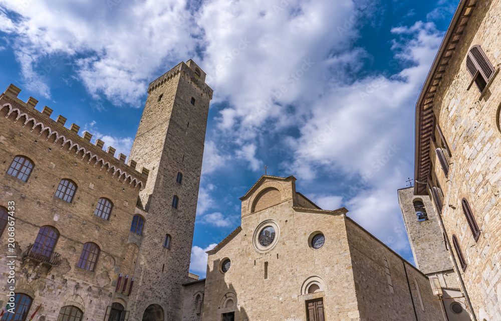 Duomo di San Gimignano in Tuscany, Italy
