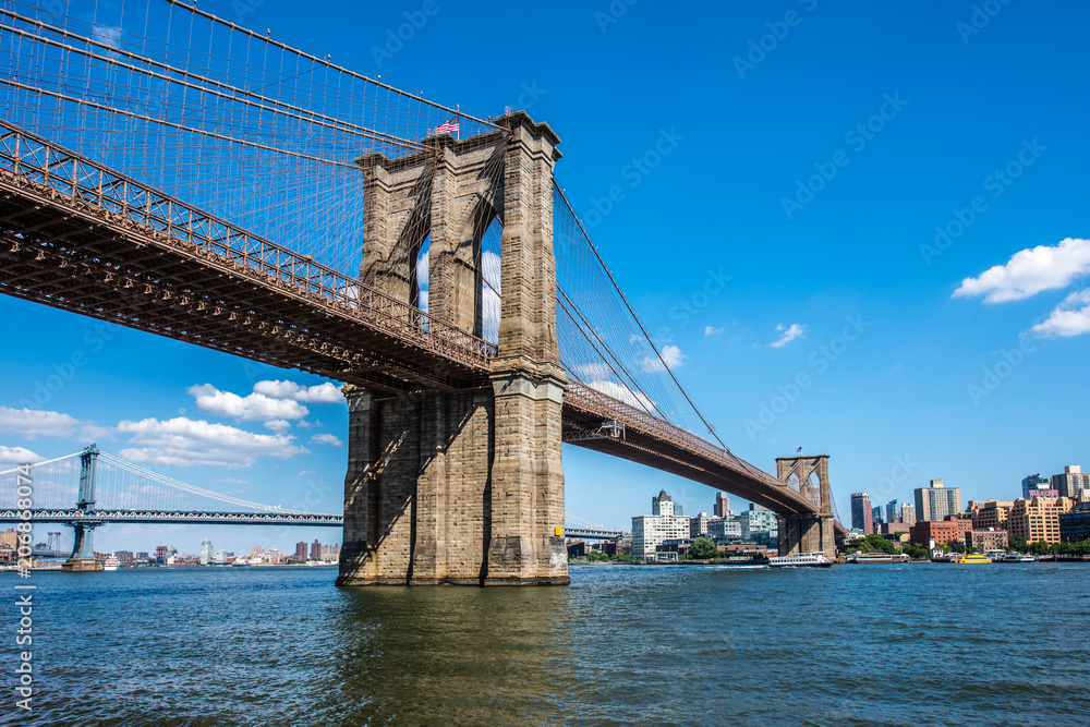 Brooklyn Bridge - obrazy, fototapety, plakaty 
