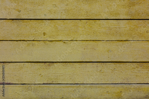 Wallpaper Mural Yellow Colored Wooden Boards. large cracks. horizontally arranged in the frame, poorly processed not polished. Texture Torontodigital.ca