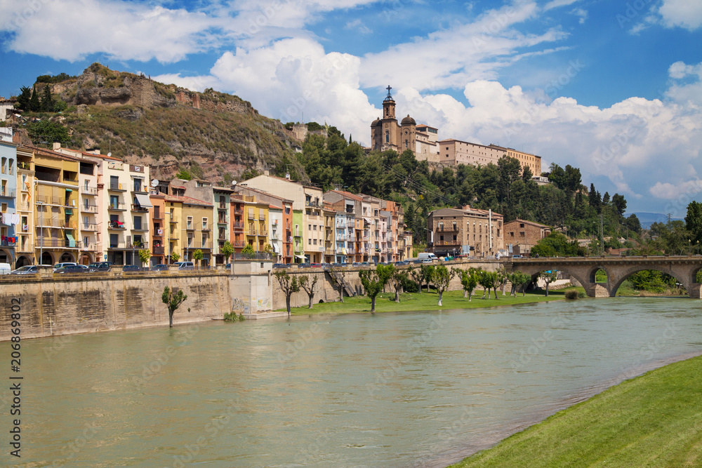Sanctuary of the Sant Crist from the River Segre