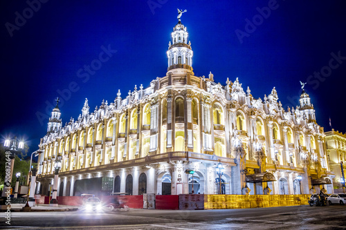  Illuminated building in Cuba