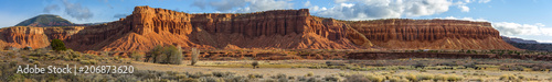 Red Rock Sandstone Formations in Torrey, Utah. Capitol Reef National Park is primarily made up of sandstone formations within the Waterpocket Fold, monocline that extends nearly 100 miles. photo