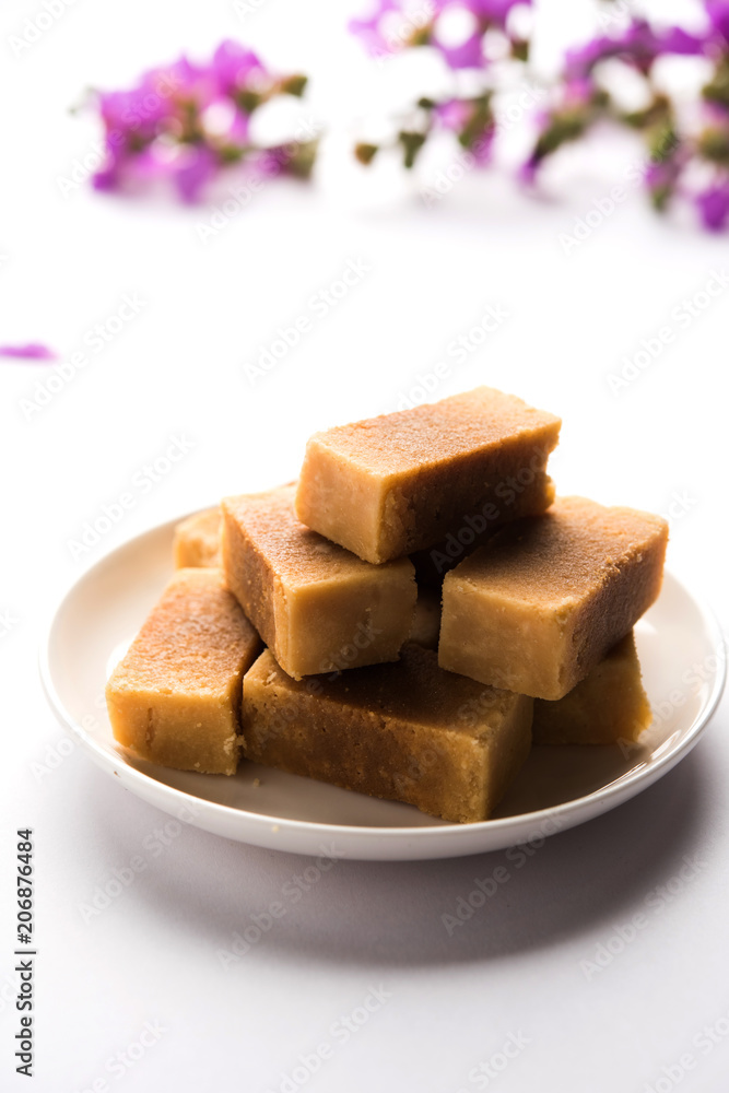 Mysore pak or Mysuru Paaka is south indian cake like sweet