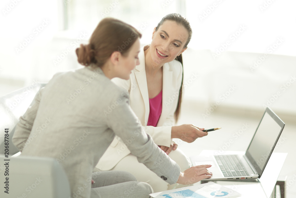 women Bank employees in the office women Bank employees in the office