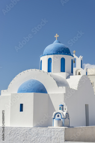 Orthodox church in Santorini island, Greece