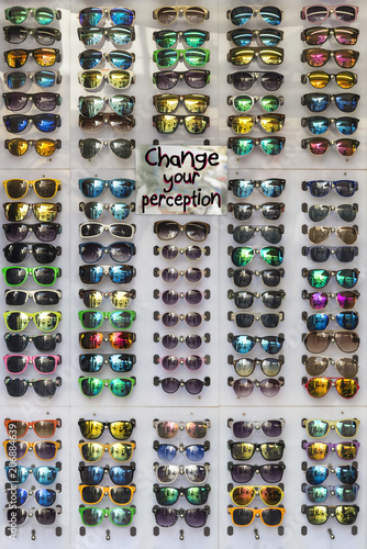 Colorful choice of sunglasses to change your perspective