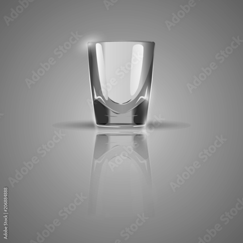 glass for alcoholic beverages isolate