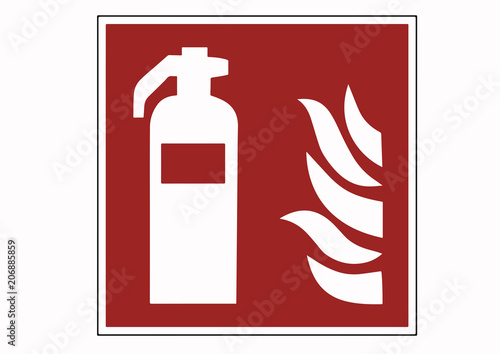 fire extinguisher protection signs - fire extinguisher  pictogram icon , vector