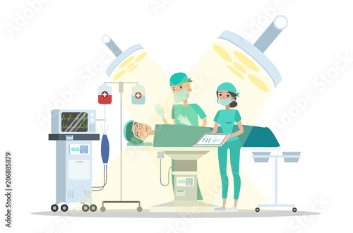 Plastic surgery set.