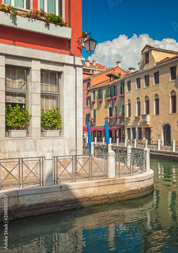 Narrow canal in Venice