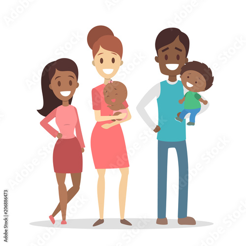 Happy families set.