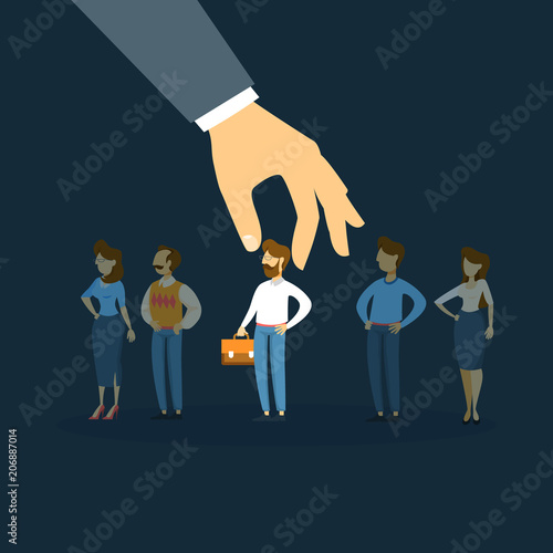 Finding new employee.