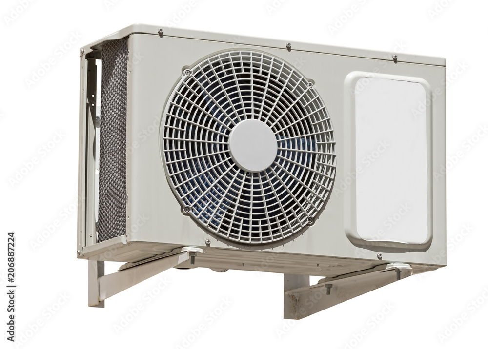 air conditioning compressor isolated on white air conditioning compressor isolated on white