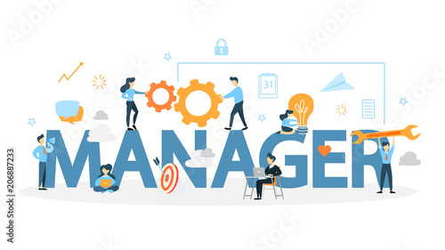 Manager concept illustration.