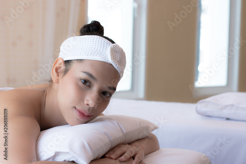 Wallpaper Mural women relaxing and enjoying at the spa Torontodigital.ca