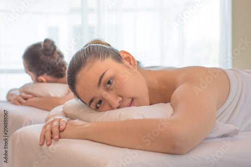 Wallpaper Mural women relaxing and enjoying at the spa Torontodigital.ca