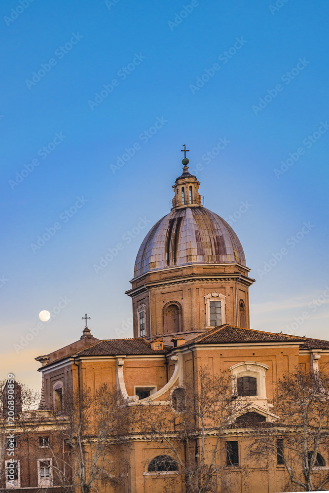 San Giovanni Battista dei Fiorentini Church, Rome, Italy