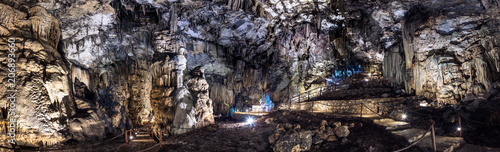 Cave of Gerontospilios, Melidoni, Crete, Greece.