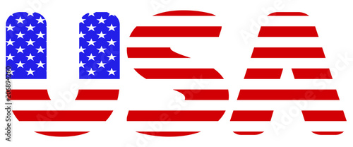 Flag of USA abbreviation
