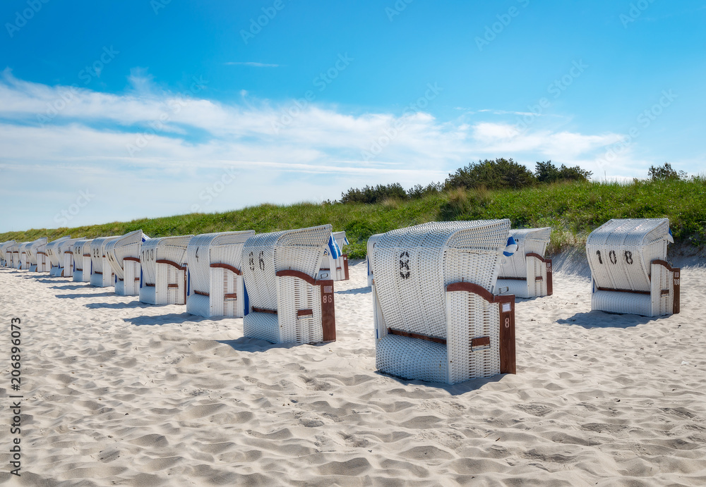 Strandkörbe an der Ostsee Strandkörbe an der Ostsee