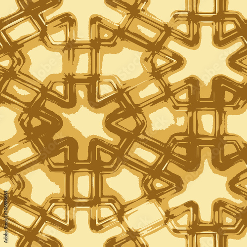Geometry pattern brown background texture