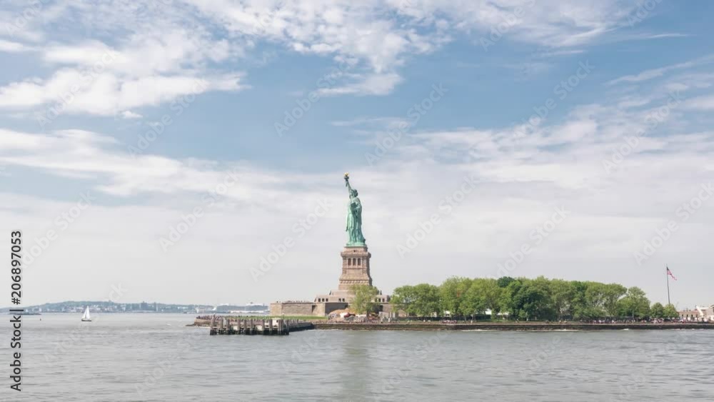 Statue of Liberty Ferry Hyperlapse Timelapse Video Statue of Liberty Ferry Hyperlapse Timelapse Video