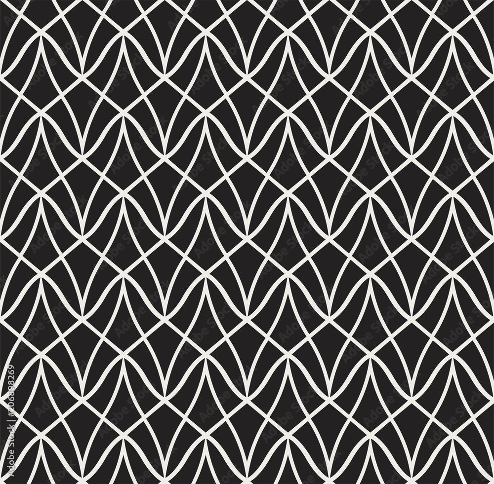 Naklejka premium Seamless Art Deco Pattern. Stylish antique background.