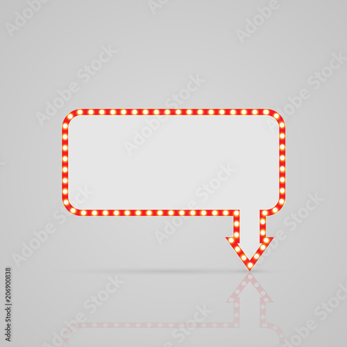 Sign Bulbs Illustration