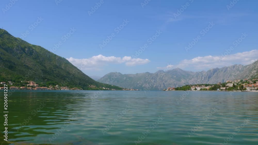 The bay is framed by mountains The bay is framed by mountains