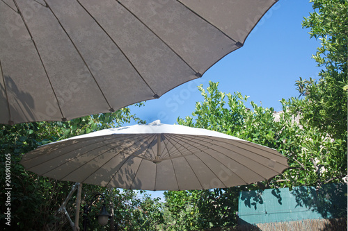 Parasols giving some shade