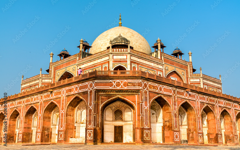 Humayun's Tomb, a UNESCO World Heritage Site in Delhi, India