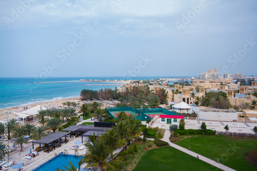 Al Hamra beach, a view from Al Hamra Beach Resort March 01, 2017