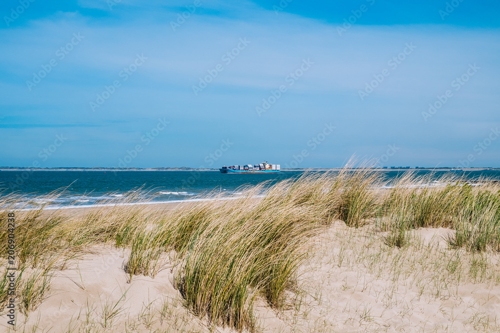 Dunes and Ship