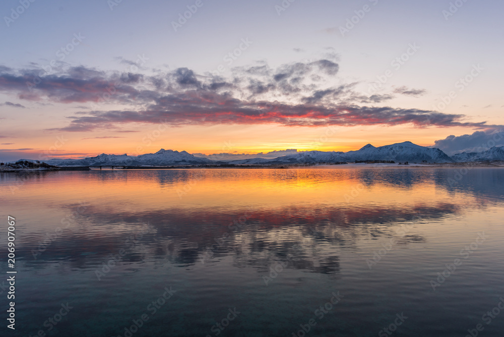 Sunrise in Lofoten