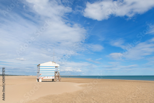 Gruissan plage in France