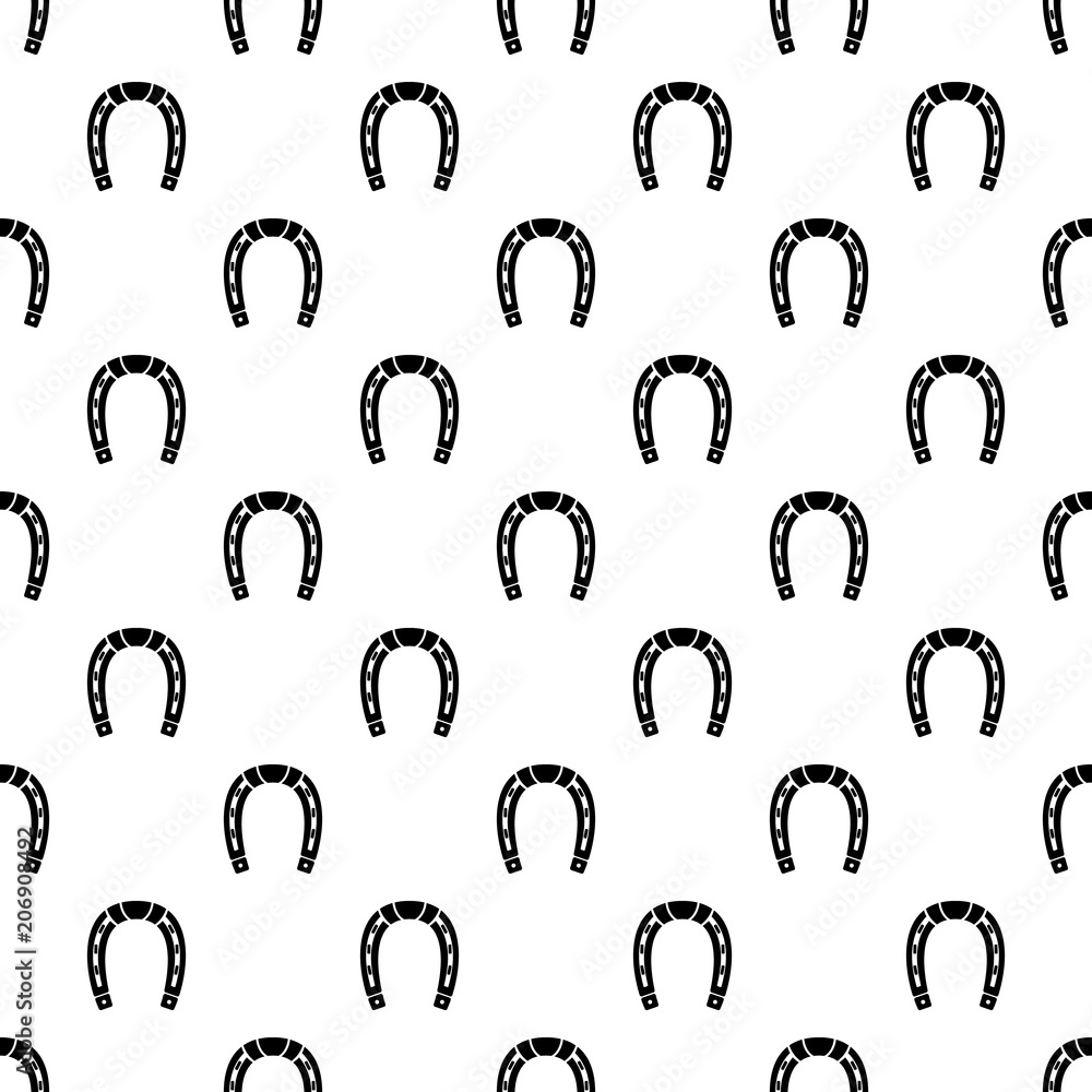 Horseshoe pattern vector seamless repeating for any web design Horseshoe pattern vector seamless repeating for any web design