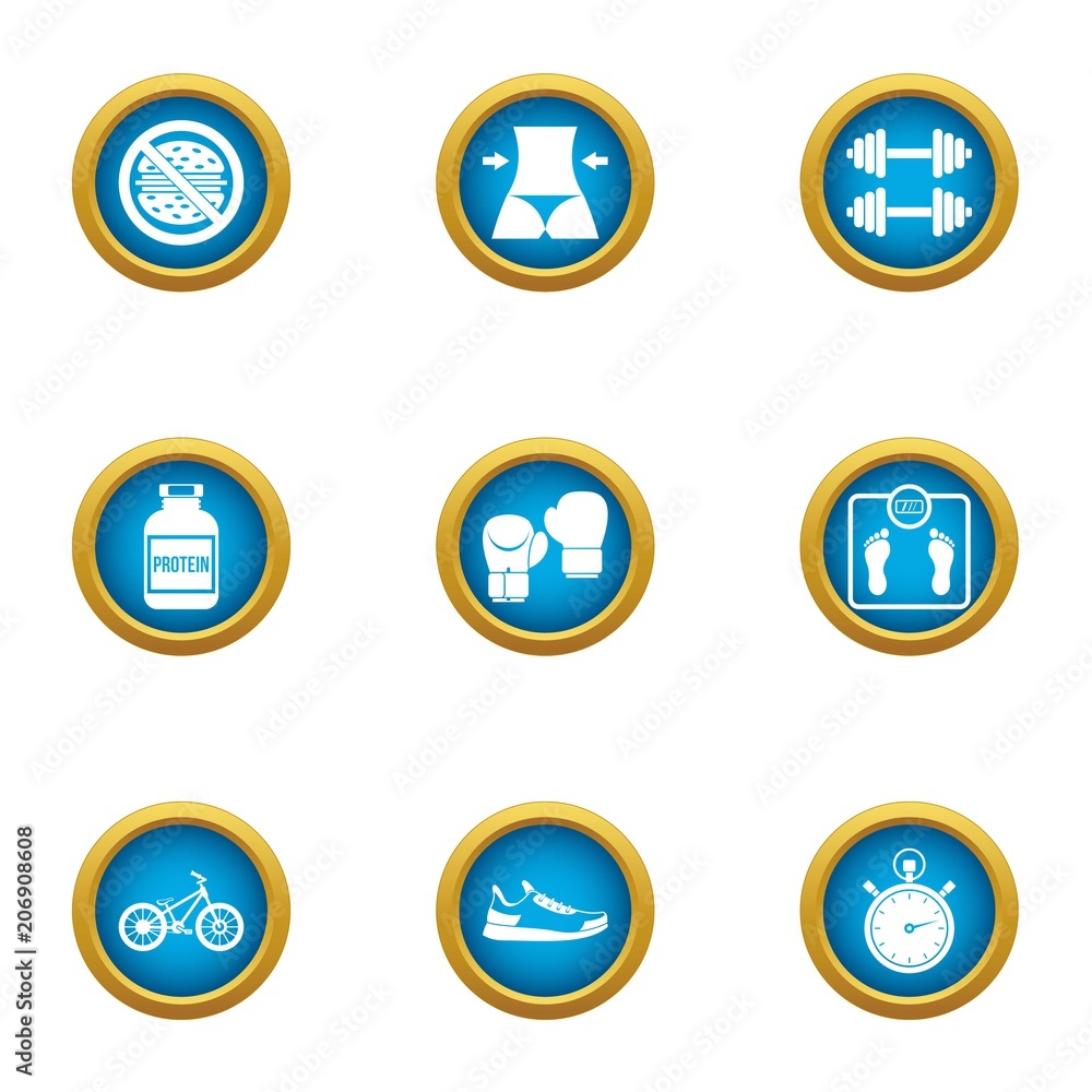 Sport day icons set. Flat set of 9 sport day vector icons for web isolated on white background Sport day icons set. Flat set of 9 sport day vector icons for web isolated on white background